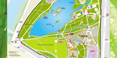 Peta dari Lyon park