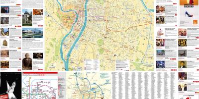 Peta dari Lyon wisata 
